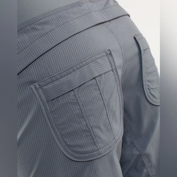 Lululemon Quick Step Studio Pant Blurred Grey Swift Long Tall Ruched Convertible - Picture 4 of 10